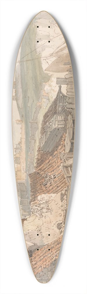 Thomas Girtin - Dover 39.3 inch art pintail longboard deck