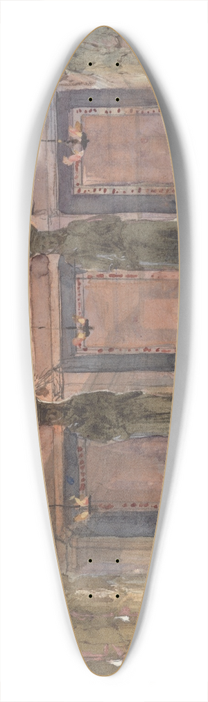 Thomas Grieve - Design for A Winters Tale 39.3 inch art pintail longboard deck
