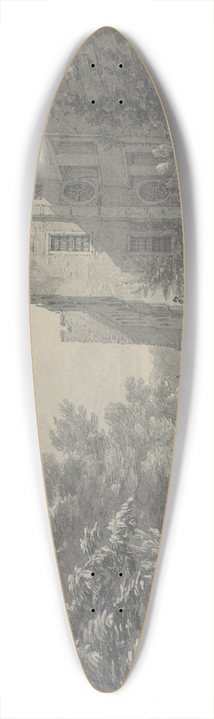Thomas Hearne - Greystoke Castle 39.3 inch art pintail longboard deck