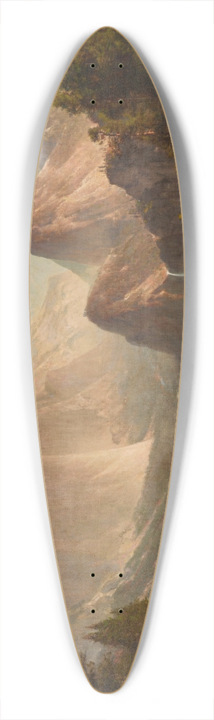 Thomas Hill - Yosemite 39.3 inch art pintail longboard deck