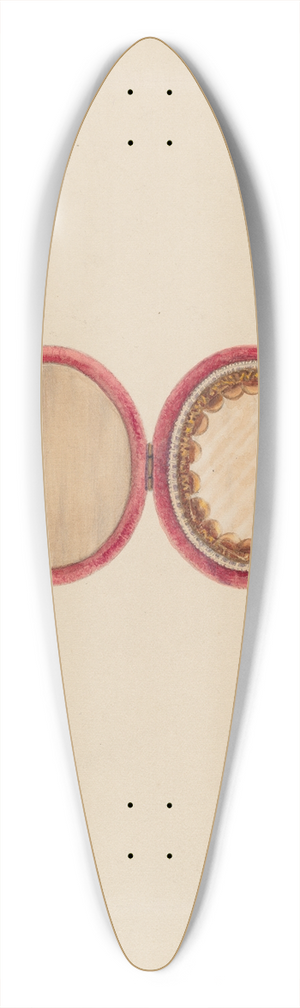 Thomas Holloway - Miniature Case 39.3 inch art pintail longboard deck