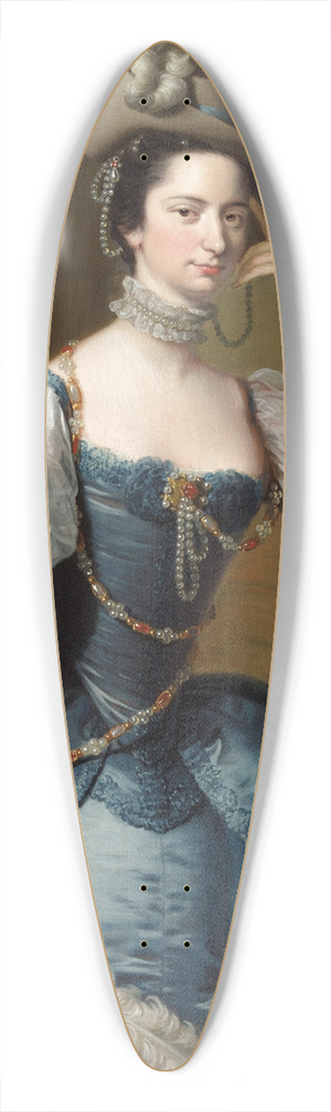 Thomas Hudson - Lady Oxenden 39.3 inch art pintail longboard deck