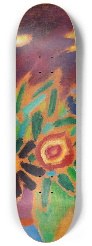Alexej von Jawlensky - Bunte Blumen 8.25 inch art skate deck