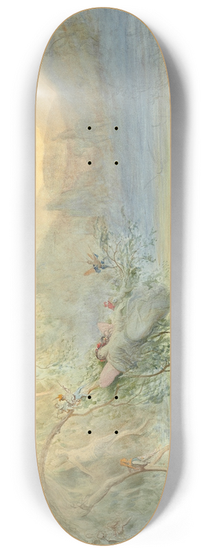 Gustave Dor - tude pour Les Fes 8.25 inch art skate deck