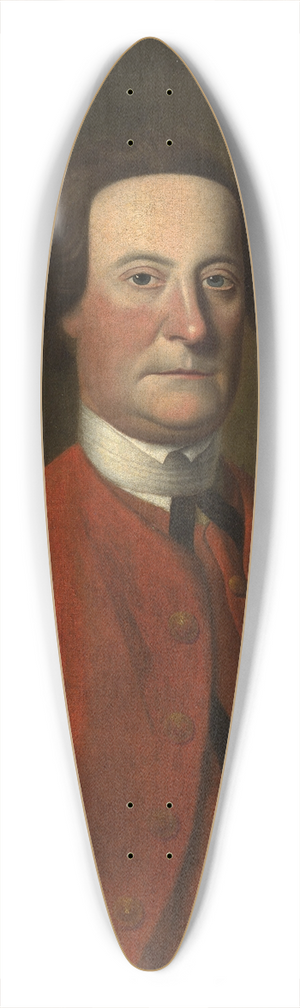 Thomas McIlworth - General John Bradstreet 39.3 inch art pintail longboard deck