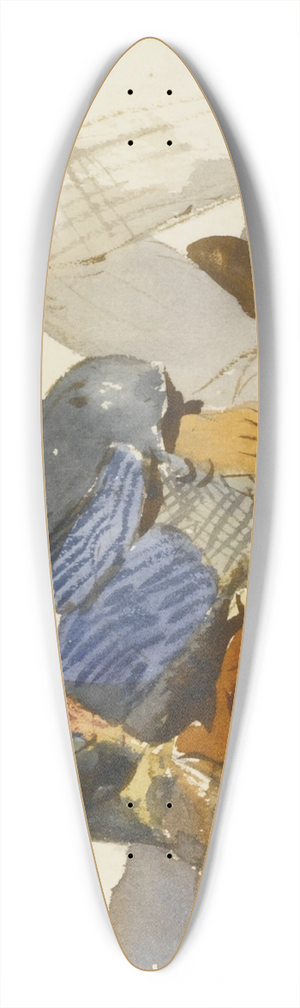 Thomas Miles Richardson, Jr. - The Poacher 39.3 inch art pintail longboard deck