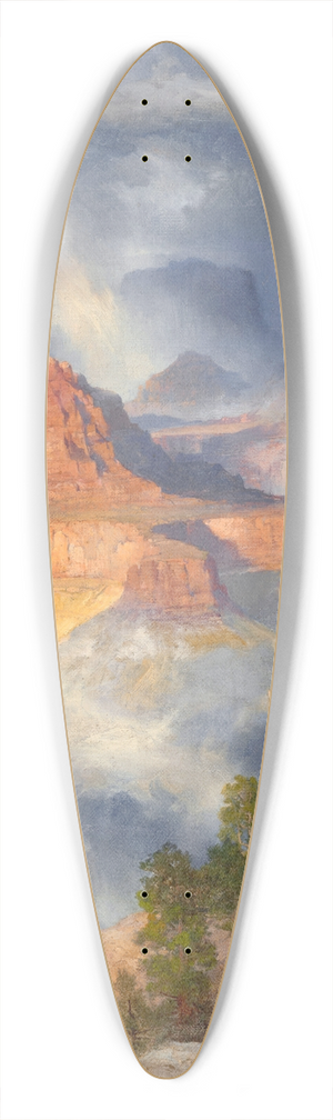 Thomas Moran - Grand Canyon, Colorado River 39.3 inch art pintail longboard deck