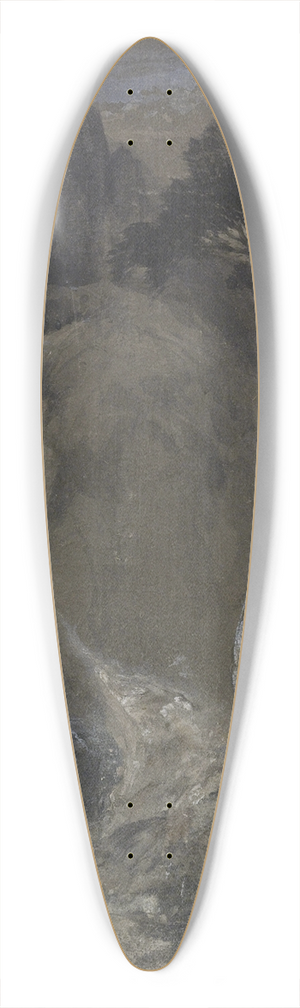 Thomas Moran - Half-Moon Yosemite 39.3 inch art pintail longboard deck