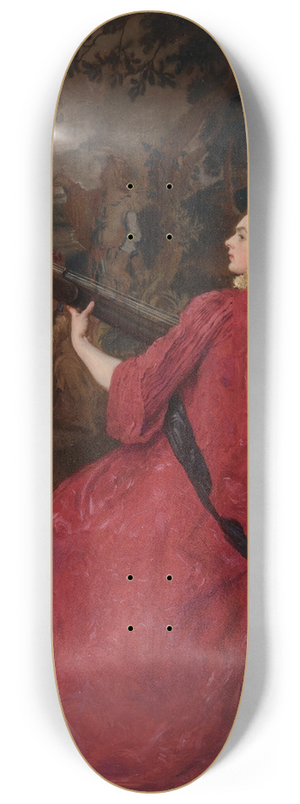 Gustave Jean Jacquet - La musicienne 8.25 inch art skate deck Gustave Jean Jacquet - La musicienne 8.25 inch art skate deck