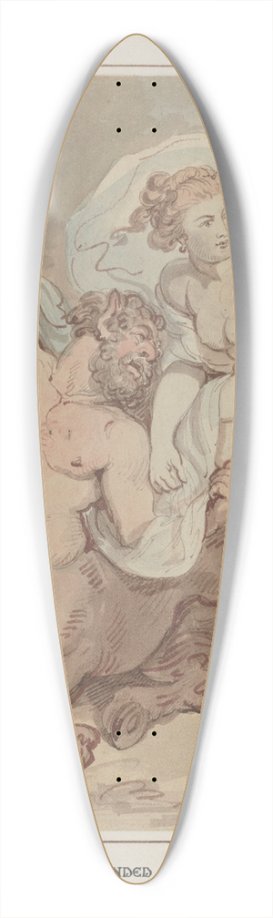 Thomas Rowlandson - The wounded centaur 39.3 inch art pintail longboard deck