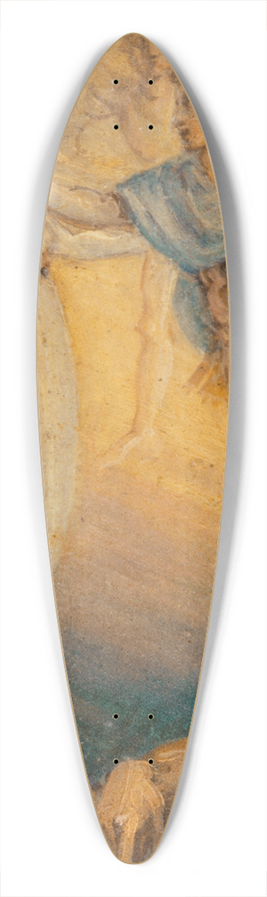 Thomas Stothard - Oberon and Titania from A Midsummer Nights Dream, Act IV, Scene i 39.3 inch art pintail longboard deck