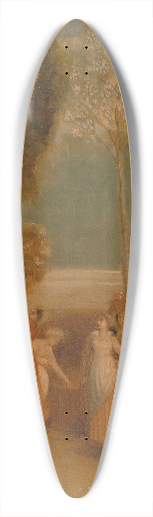 Thomas Stothard - The Garden 39.3 inch art pintail longboard deck