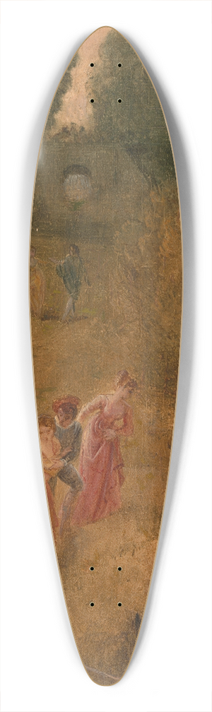 Thomas Stothard - The Mill 39.3 inch art pintail longboard deck