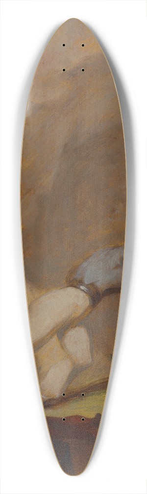 Thomas Sully - Building a Shelter 39.3 inch art pintail longboard deck