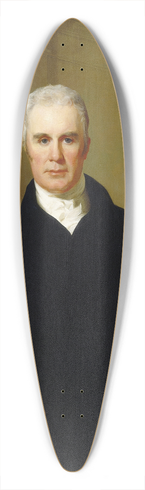 Thomas Sully - Charles Carnan Ridgely 39.3 inch art pintail longboard deck