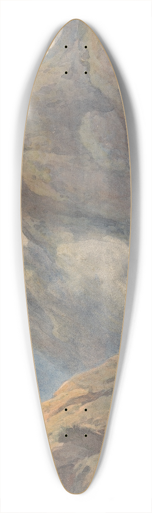 Thomas Sully - Mountain Scene with Stream, Cows and Figures 39.3 inch art pintail longboard deck