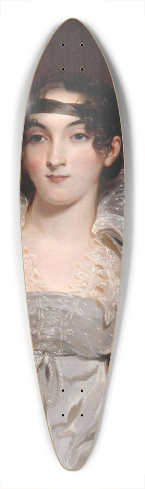 Thomas Sully - Mrs. Edward Hudson 39.3 inch art pintail longboard deck