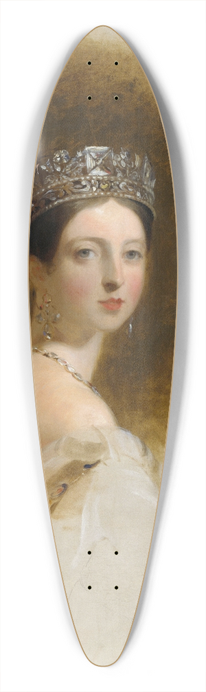 Thomas Sully - Queen Victoria 39.3 inch art pintail longboard deck