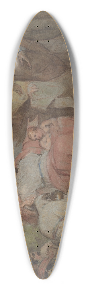 Thomas Sully - Suffer the Little Children 39.3 inch art pintail longboard deck