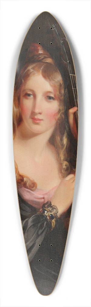 Thomas Sully - The Spanish Mantilla 39.3 inch art pintail longboard deck