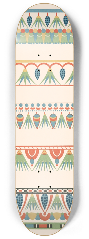 Gustave Jquier - 53. Frise Du Tombeau D Amenheb (n 90) 8.25 inch art skate deck