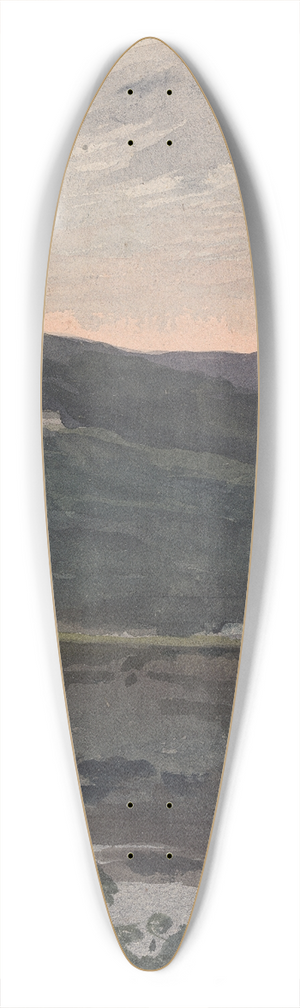 Thomas Sully - Twilight 39.3 inch art pintail longboard deck