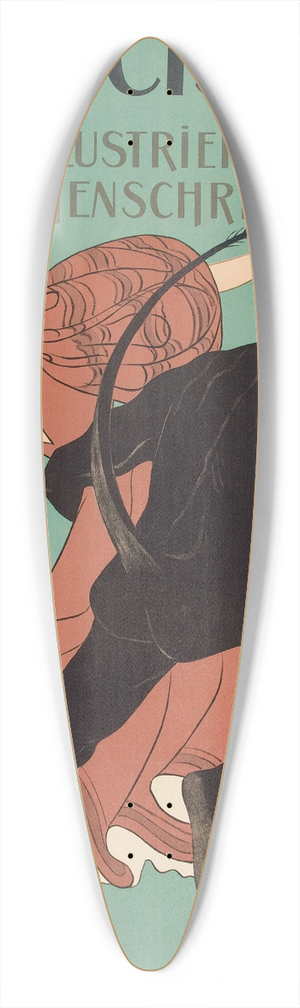 Thomas Theodor Heine - Simplicissimus, IllustratedWeekly 39.3 inch art pintail longboard deck