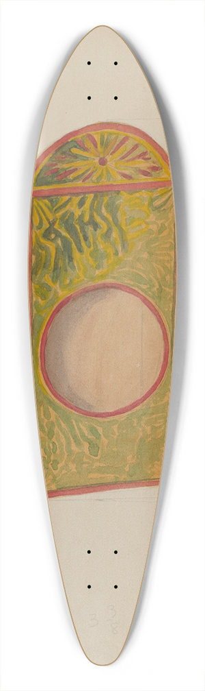 Thomas Watts - Watch Case 39.3 inch art pintail longboard deck