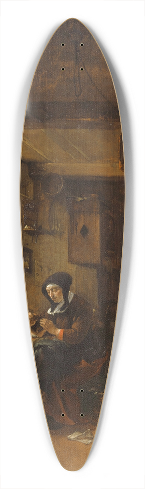 Thomas Wijck - Interior 39.3 inch art pintail longboard deck