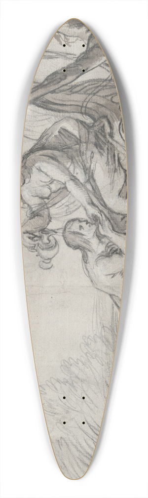 Thomas Willeboirts Bosschaert - The Deification ofAeneas 39.3 inch art pintail longboard deck