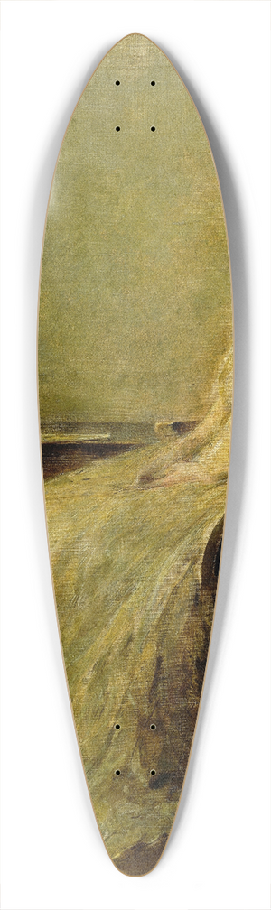 Thomas Wilmer Dewing - Lady in White (No. 2) 39.3 inch art pintail longboard deck