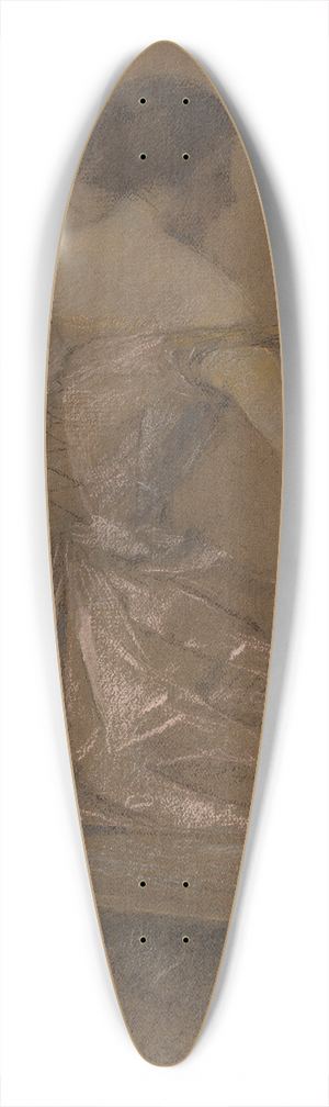 Thomas Wilmer Dewing - The Musician 39.3 inch art pintail longboard deck