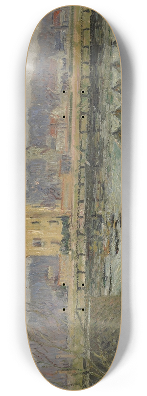 Gustave Loiseau - Barrage  Pontoise, 8.25 inch art skate deck
