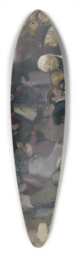 Thophile Alexandre Steinlen - 14 juillet 39.3 inch art pintail longboard deck