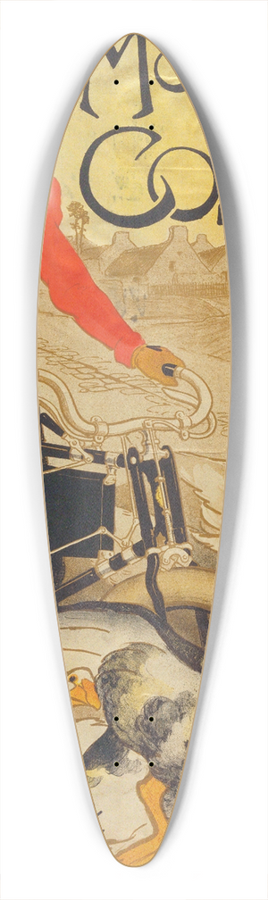 Thophile Alexandre Steinlen - Motocycles Comiot 39.3 inch art pintail longboard deck