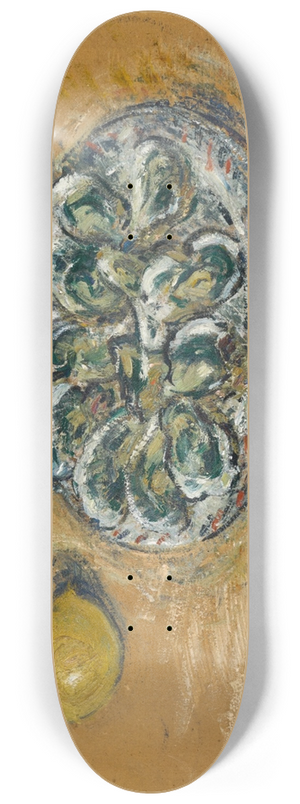 Gustave Loiseau - Hutres et citrons 8.25 inch art skate deck
