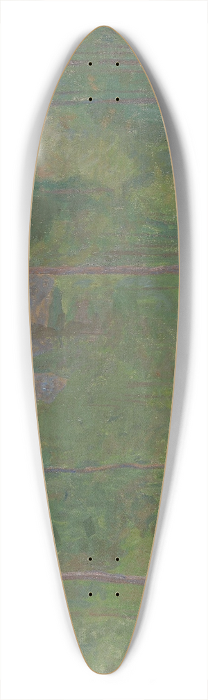 Thorvald Erichsen - Landscape 39.3 inch art pintail longboard deck