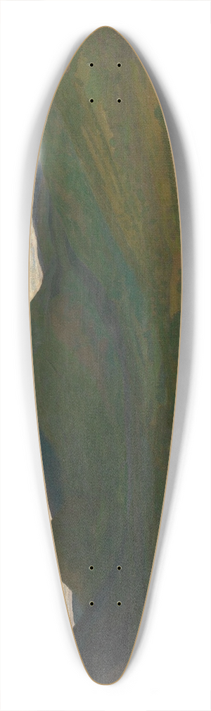 Thorvald Erichsen - Landscape with an old Farm 39.3 inch art pintail longboard deck
