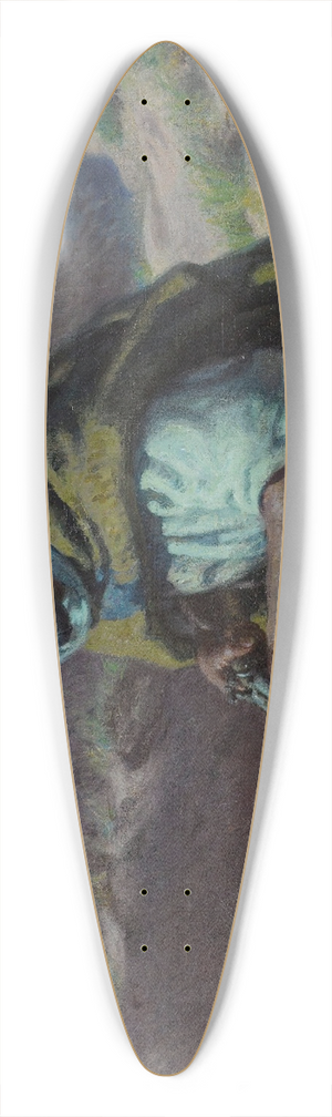 tienne Dinet - The Night Hunter 39.3 inch art pintail longboard deck