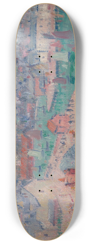 Gustave Loiseau - Lavant port de Fcamp (Normandie) 8.25 inch art skate deck