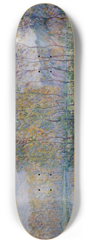 Gustave Loiseau - Les Rives de lEure le matin, Saint Cyr du Vaudreuil 8.25 inch art skate deck