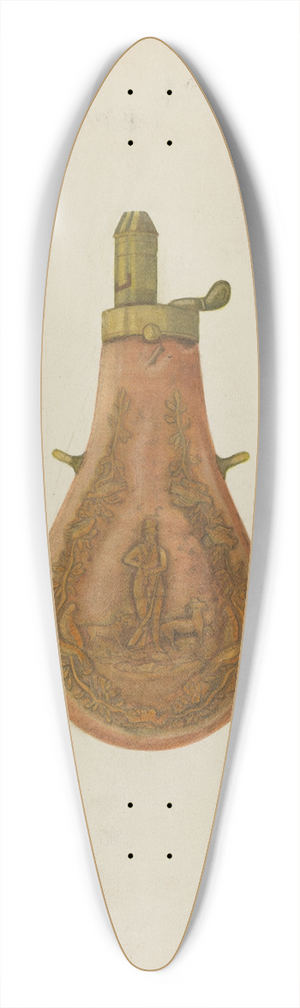 T. Joyce - Powder Flask 39.3 inch art pintail longboard deck