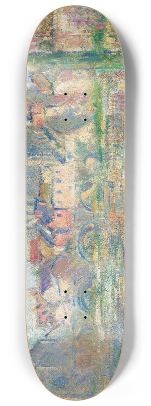 Gustave Loiseau - Moret-sur-Loing 8.25 inch art skate deck
