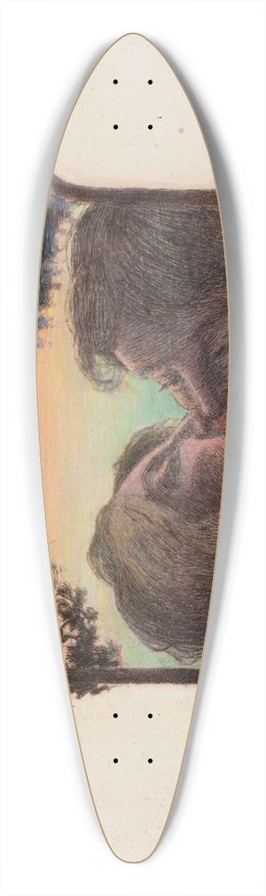 Torsten Wasastjerna - Rakastavaiset 39.3 inch art pintail longboard deck