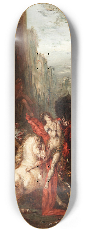 Gustave Moreau - Diomedes Devoured by His Horses 8.25 inch art skate deck