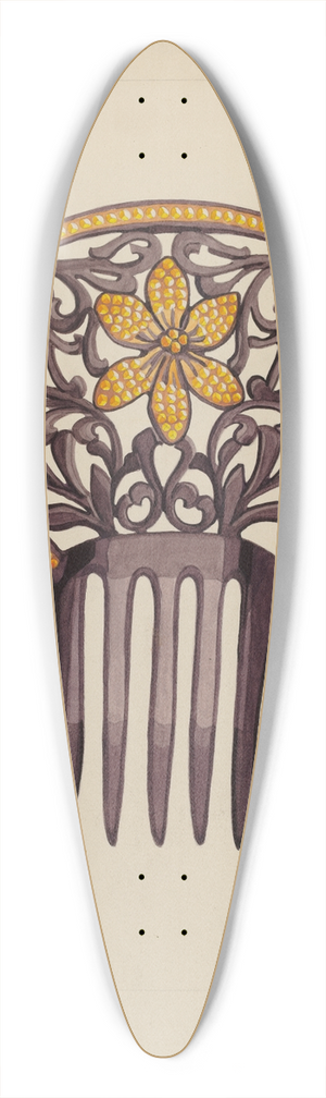 Tulita Westfall - Comb 39.3 inch art pintail longboard deck