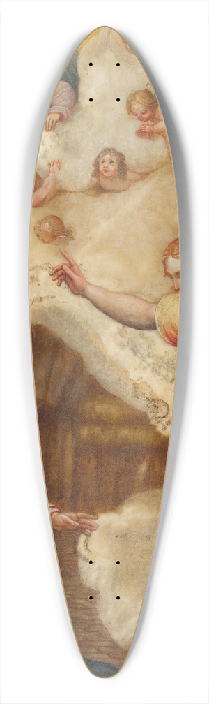 Tuscan School - The Annunciation 39.3 inch art pintail longboard deck
