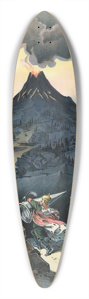 Udo Keppler - Futility 39.3 inch art pintail longboard deck