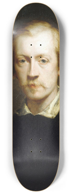 Gustave Ricard - Portrait du peintre Flix Ziem 8.25 inch art skate deck
