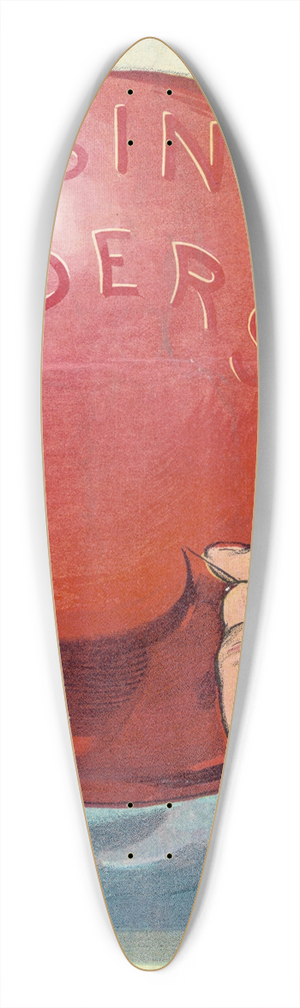 Udo Keppler - Prosperity 39.3 inch art pintail longboard deck